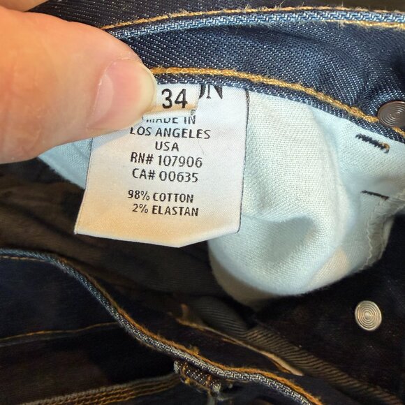 Hudson Byron Straight Jeans - 34 - Picture 7 of 7